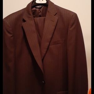 Joseph & Feiss Gold Men's 3-piece pinstripe suit